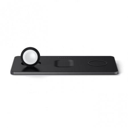 Satechi Trio Wireless Charging Pad (Apple Watch, Airpods, iPhone) - Čierna