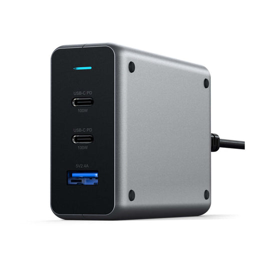 Satechi USB-C PD Compact GAN Charger 100W 1xUSB-C PD,2xUSB-C PD,1xUSB-C PD,1xUSB-A,2x USB-C PD