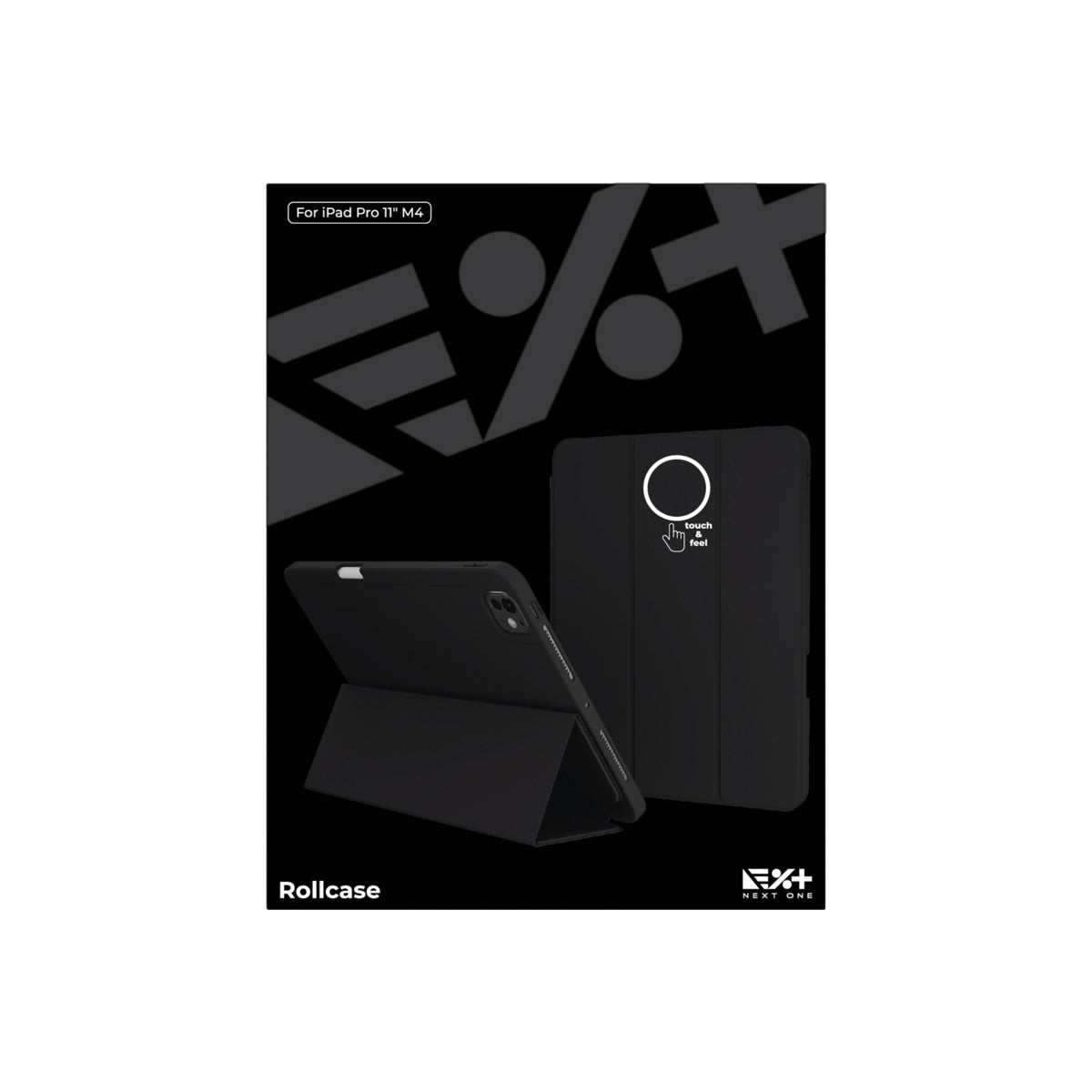 "NEXT ONE BLACK ROLLCASE FOR IPAD PRO 11"" M4"