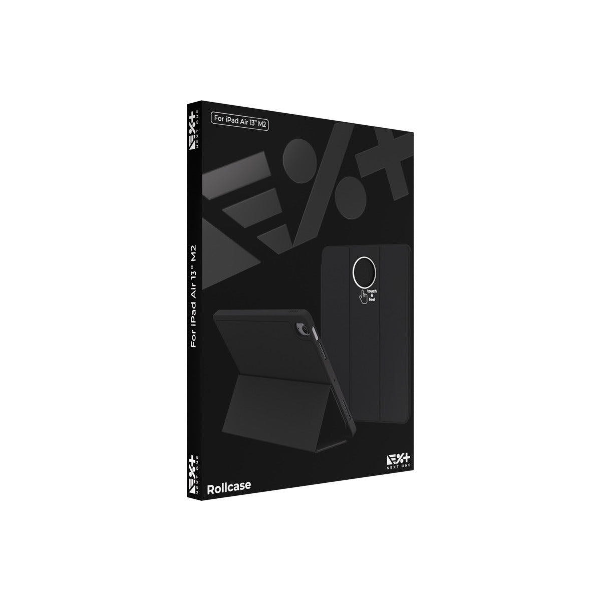 "NEXT ONE BLACK ROLLCASE FOR IPAD AIR 13"" M2"