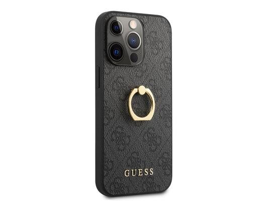 Guess PU 4G Ring Case iPhone 13 mini - Grey