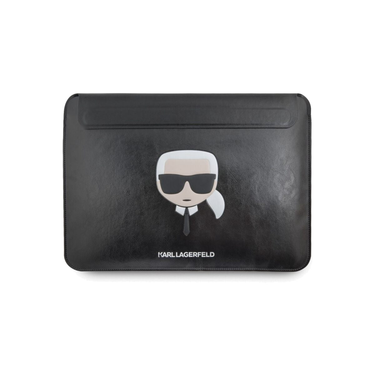 Karl Lagerfeld Head Embossed Computer Sleeve 16 Black