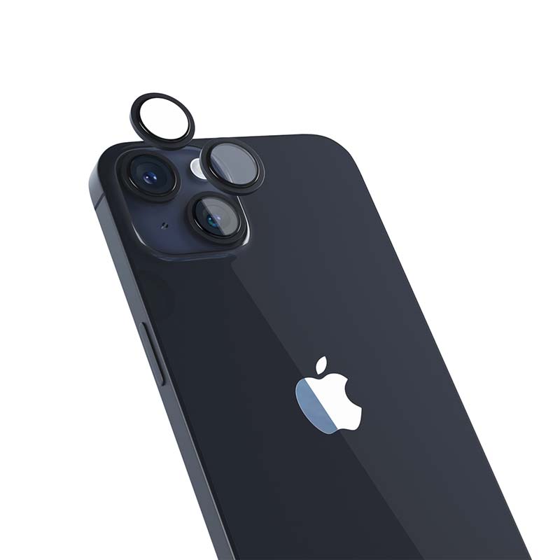 "ISTYLE Aluminium Lens Protector for Apple iPhone 14 / 14 Plus (6,1"") - midnight"