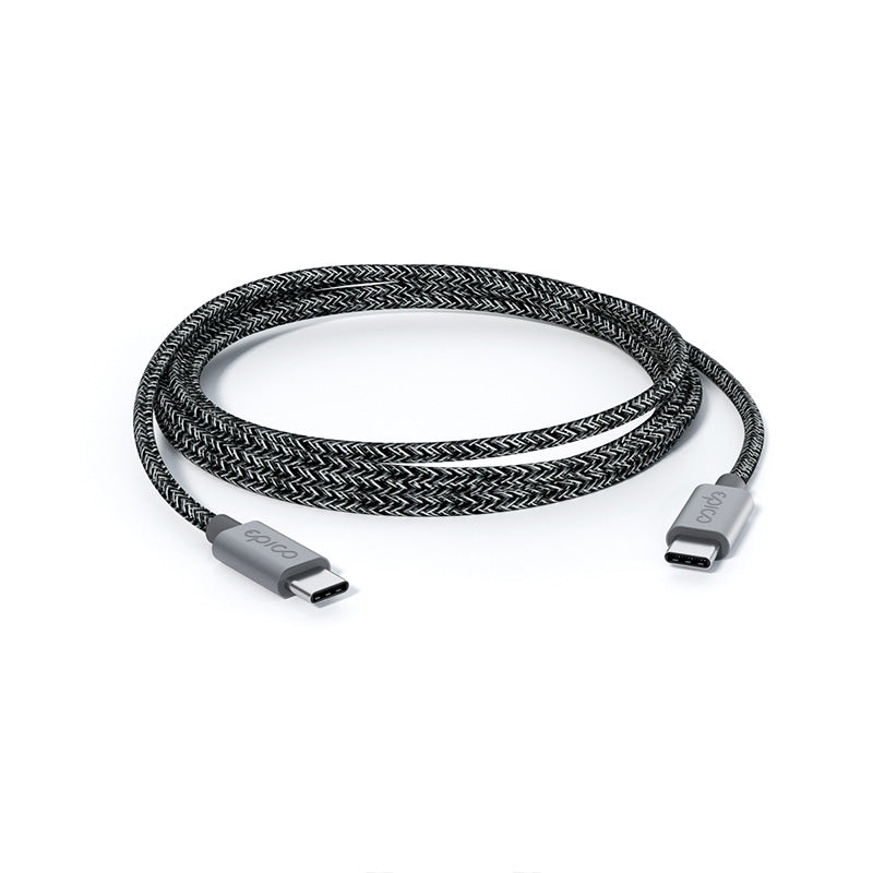 Epico 240W USB-C to USB-C Braided Cable 2m - space gray