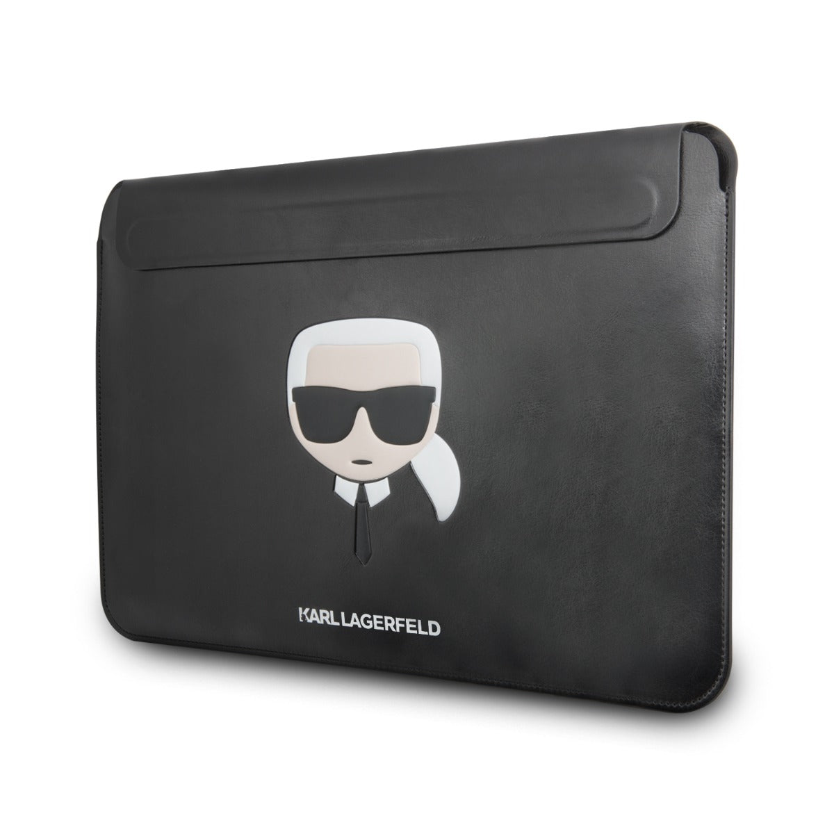 Karl Lagerfeld Head Embossed Computer Sleeve 16 Black