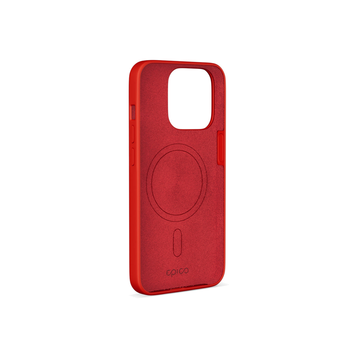 EPICO Silicone Magnetic Case - MagSafe compatible - iPhone 14 - Tmavo Červená