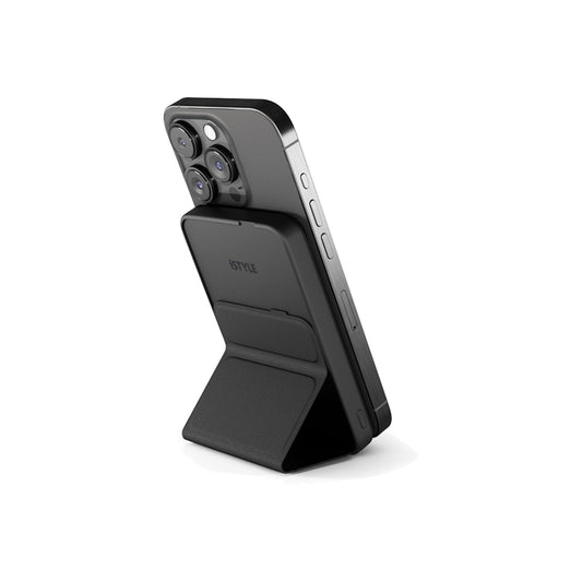 iSTYLE Mag+ Stand Power Bank Battery Capacity 7 000mAh - black