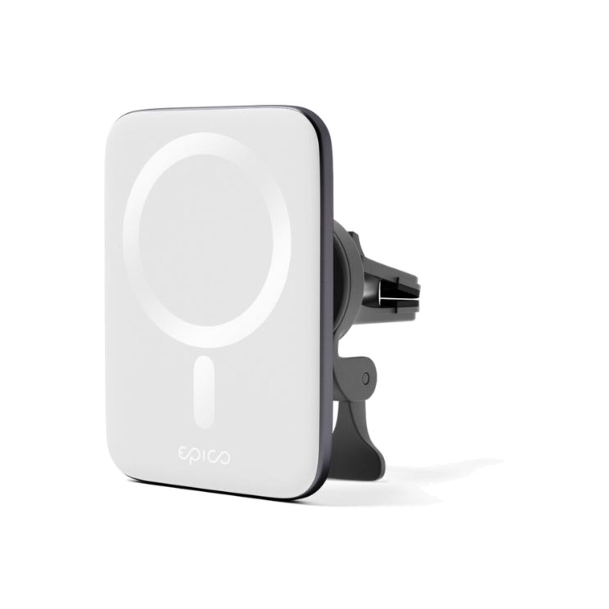 iSTYLE Qi2 Ultrathin Wireless Car Charger MagSafe compatible - silver/white