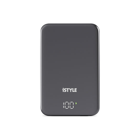 iSTYLE Mag+ Aluminium Power Bank Battery Capacity 10 000mAh - space grey