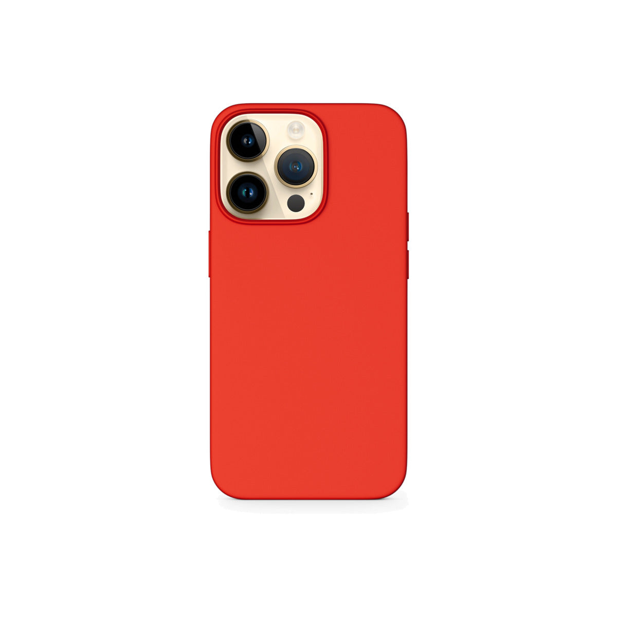 EPICO Silicone Magnetic Case - MagSafe compatible - iPhone 14 - Tmavo Červená