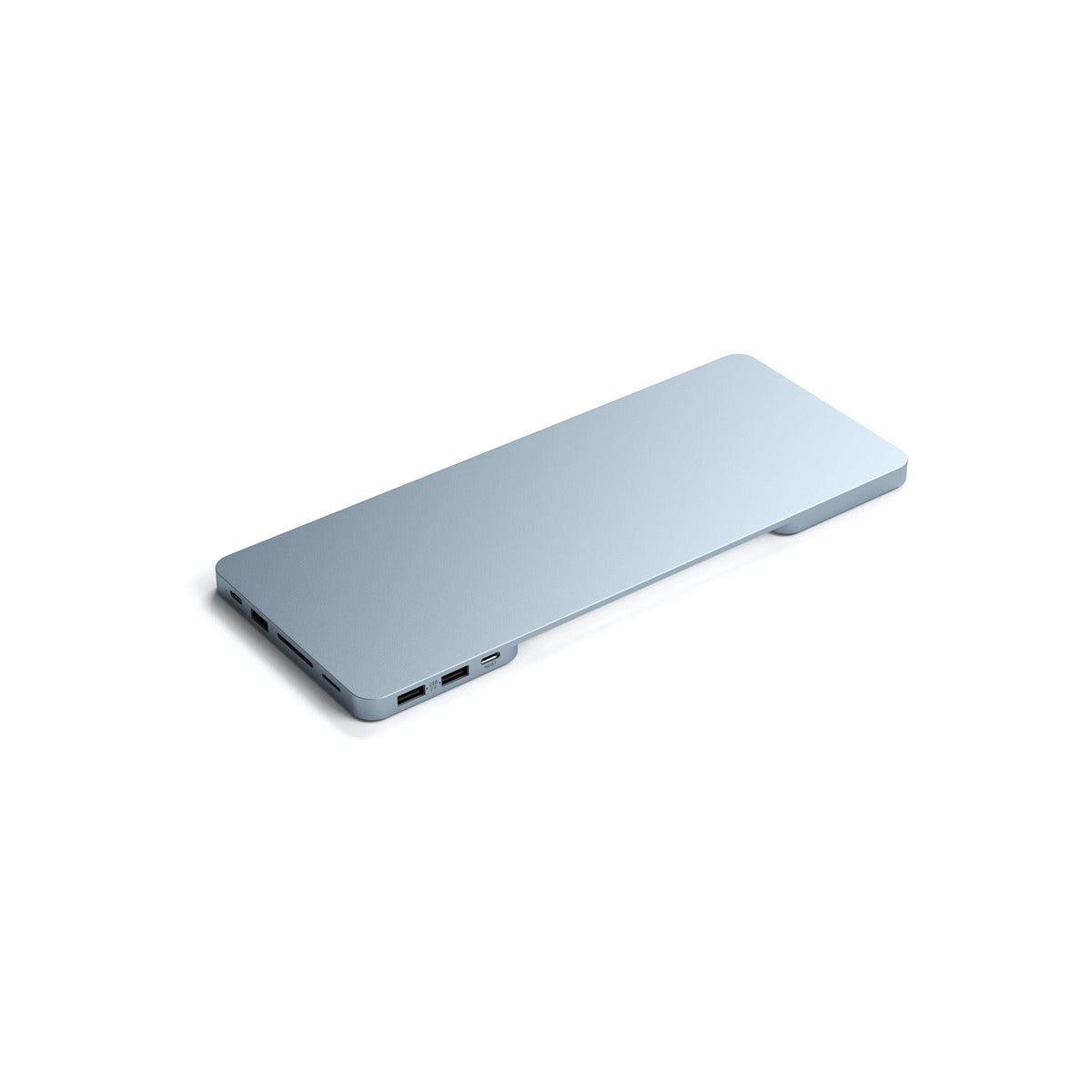 Satechi USB-C Slim Dock 24" IMAC (1xType-C Upstream Port,2x USB 2.0,1xMicro SD,1xSD Card,1xUSB-A,1x M.2 SSD slot, 1xUSB-C) colour match cable inc. - Blue