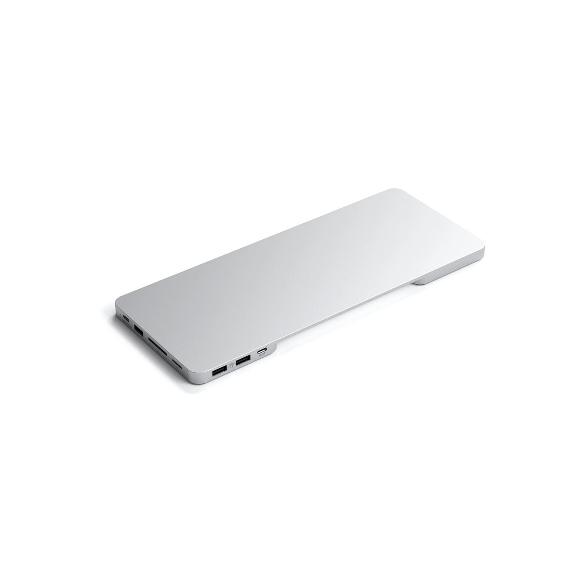 Satechi USB-C Slim Dock 24" IMAC (1xType-C Upstream Port,2x USB 2.0,1xMicro SD,1xSD Card,1xUSB-A,1x M.2 SSD slot, 1xUSB-C) colour match cable inc. - Silver