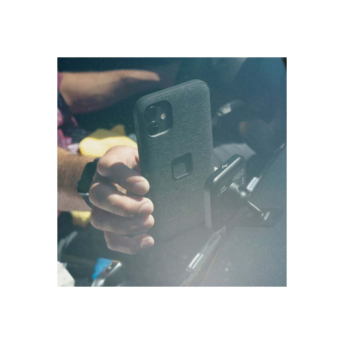 PeakDesign - Car Mount - VHB - Charging - Black