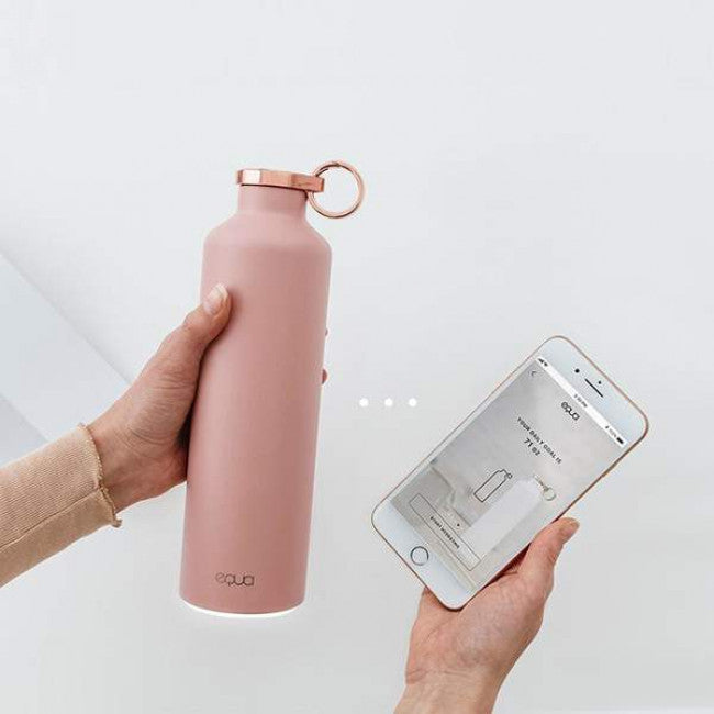 Equa Smart nerezová fľaška - Pink Blush