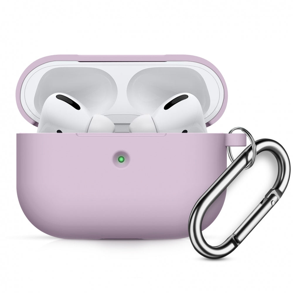 Innocent California Silicone AirPods Pro Case with Carabiner - Levandulová
