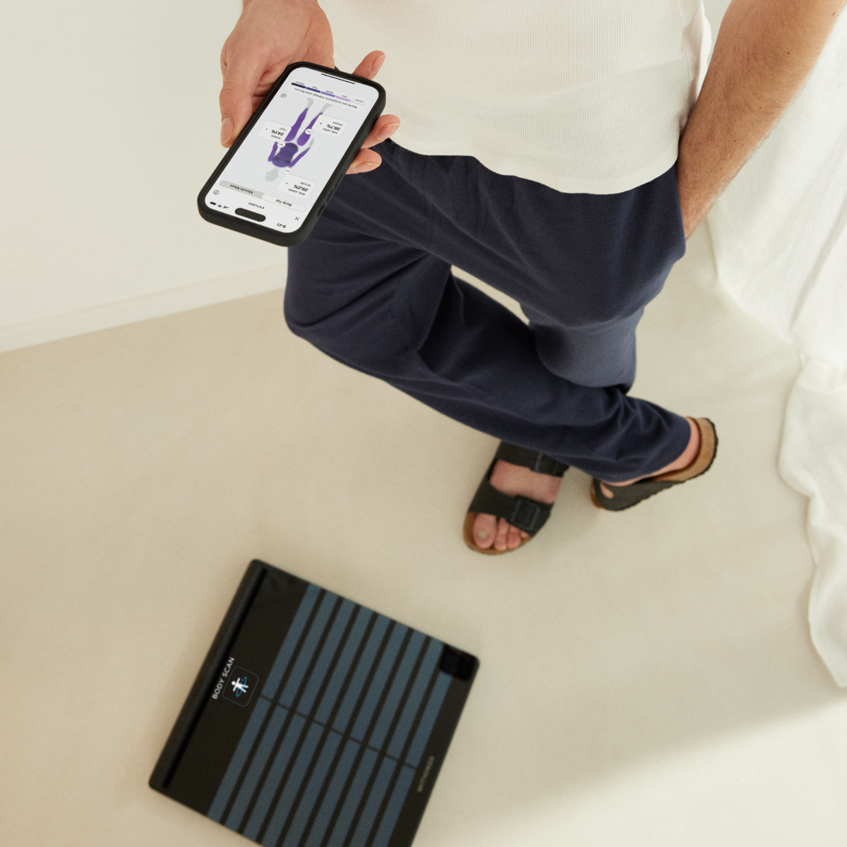 Smart zdravotná stanica Withings Body Scan - čierna