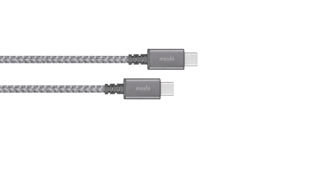 Moshi Integra™ USB-C to USB-C Charge/Sync Cable - Titanium Gray