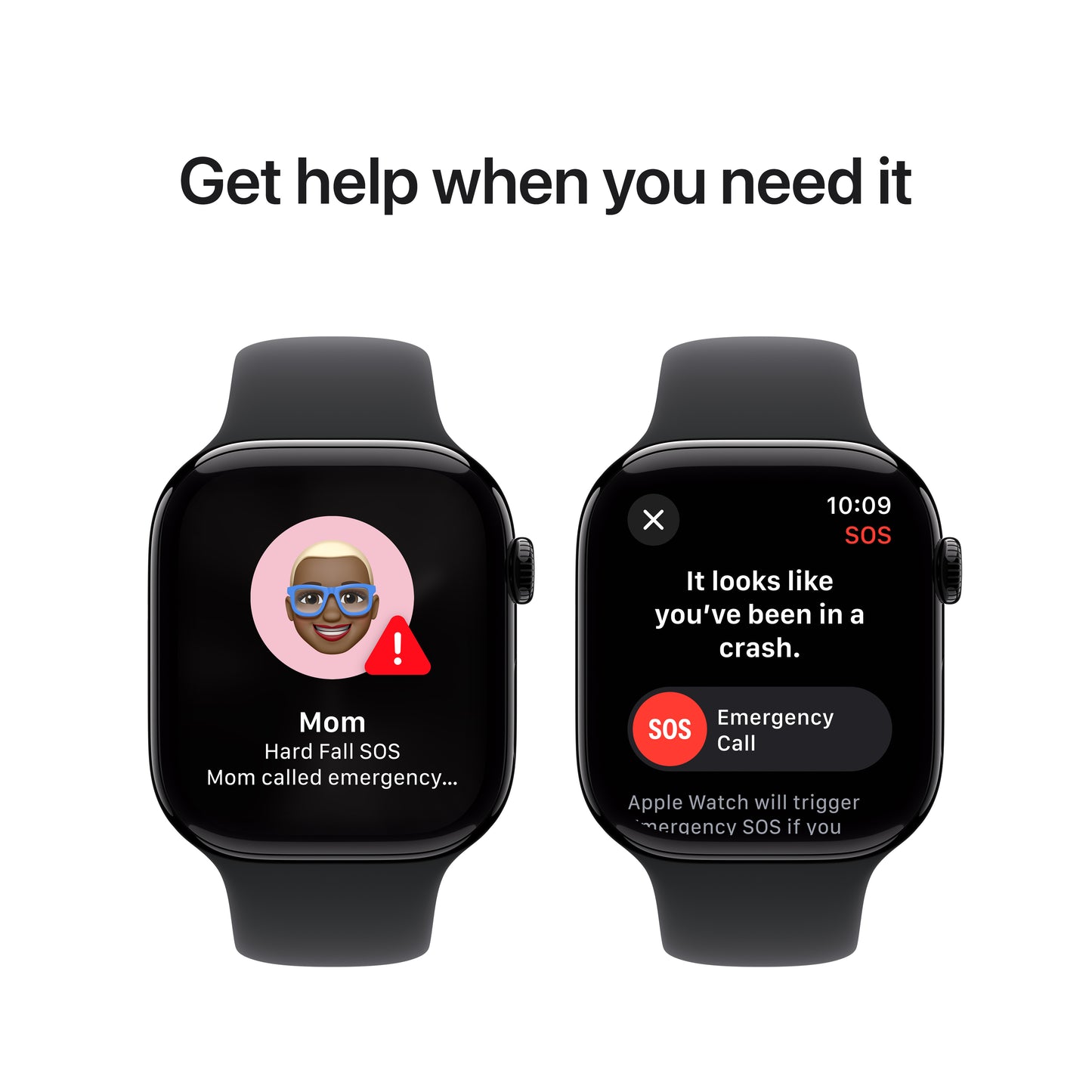 Apple Watch Series 10 GPS 46mm Temne Čierne Hliníkové Puzdro s Čiernym Športovým Remienkom - M/L (Copy) - iSTYLE SK