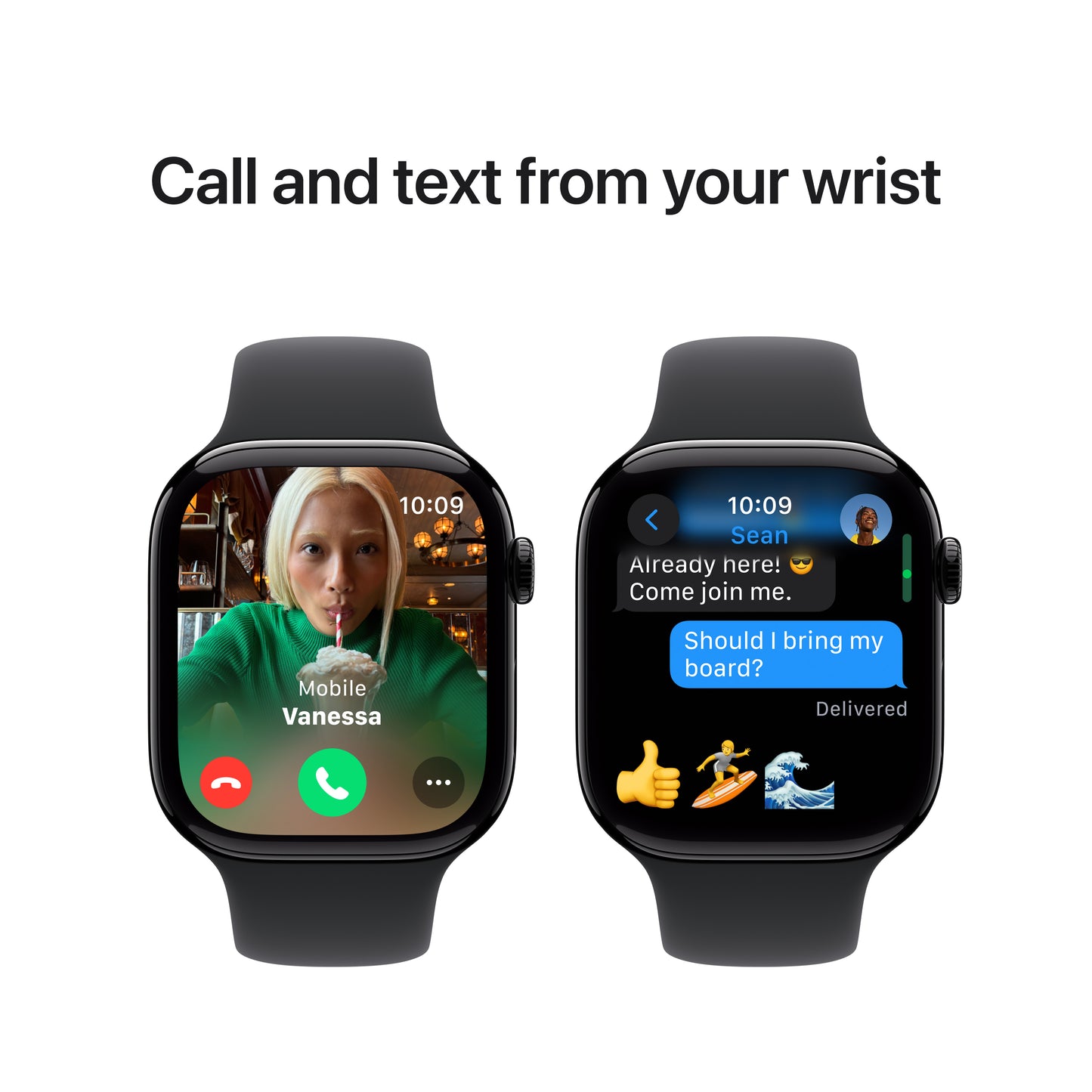 Apple Watch Series 10 GPS 46mm Temne Čierne Hliníkové Puzdro s Čiernym Športovým Remienkom - M/L (Copy) - iSTYLE SK