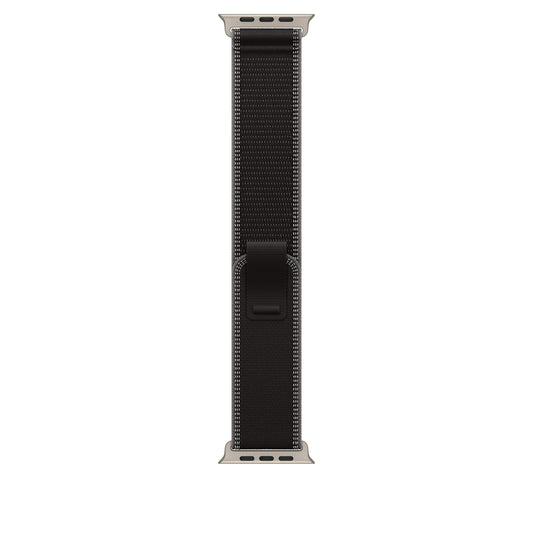 49mm Black/Charcoal Trail Loop – M/L - Natural Titanium Finish - iSTYLE SK