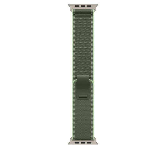 49mm Green/Neon Trail Loop – S/M - Natural Titanium Finish - iSTYLE SK