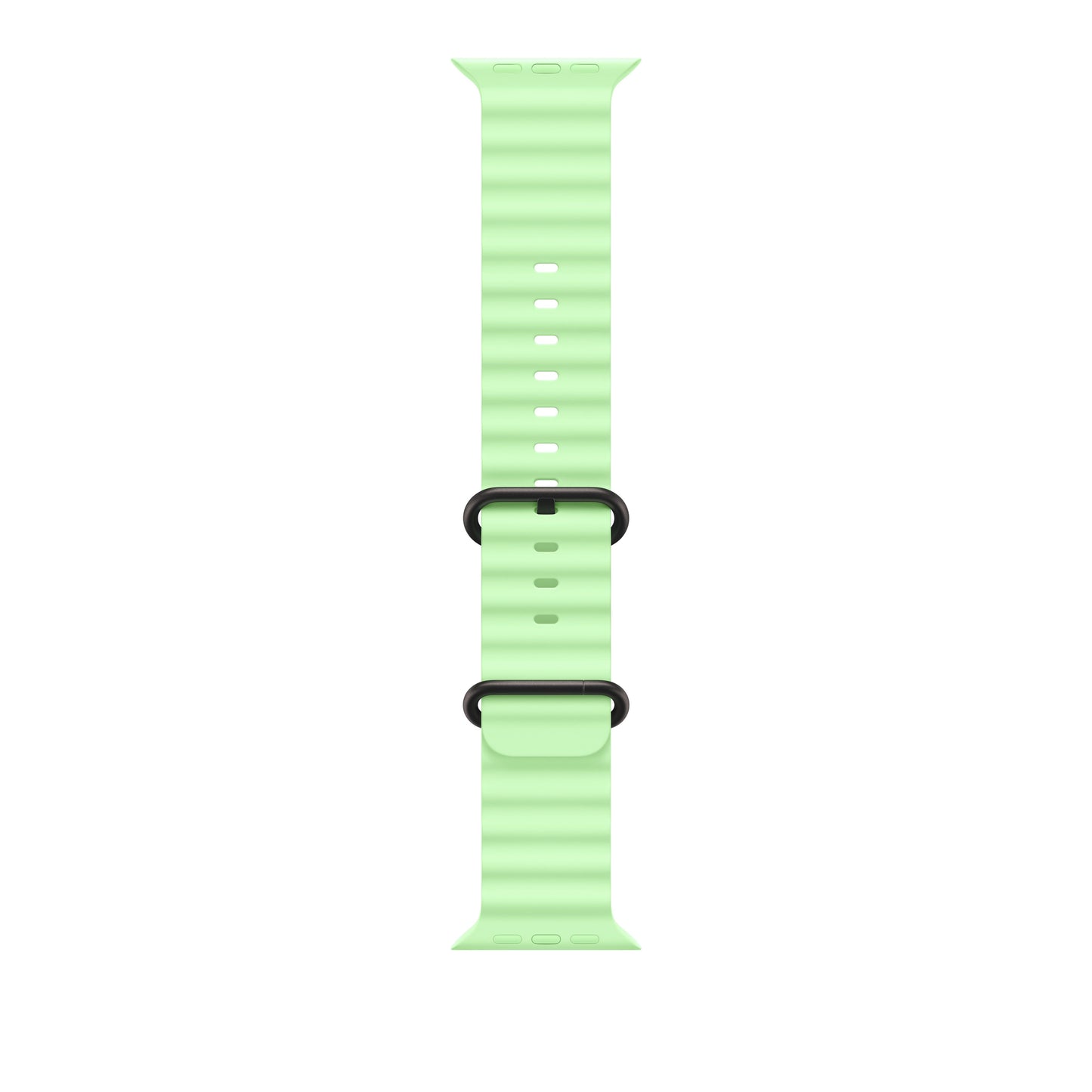 49mm Neon Green Ocean Band - Black Titanium Finish - iSTYLE SK