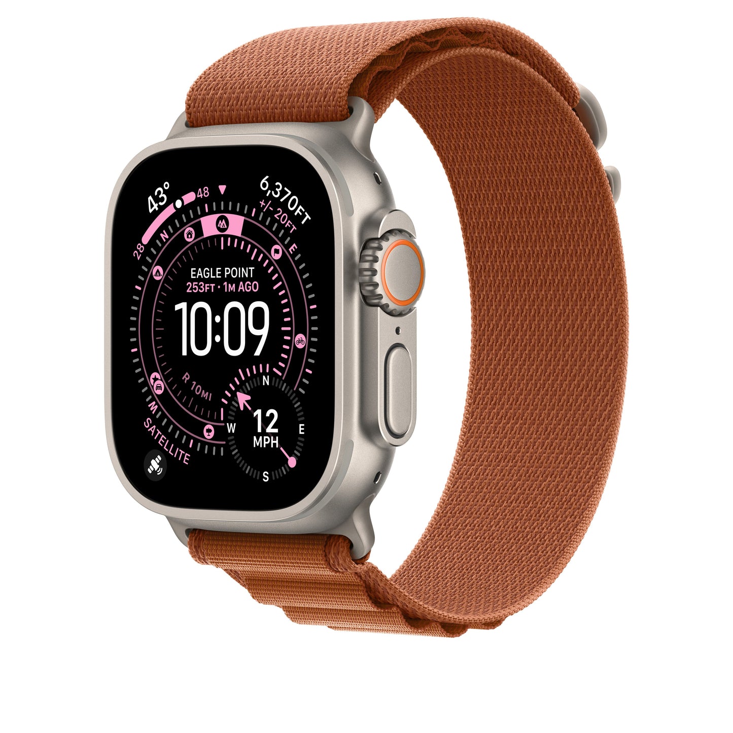 49mm Terracotta Alpine Loop - Large - Natural Titanium Finish - iSTYLE SK