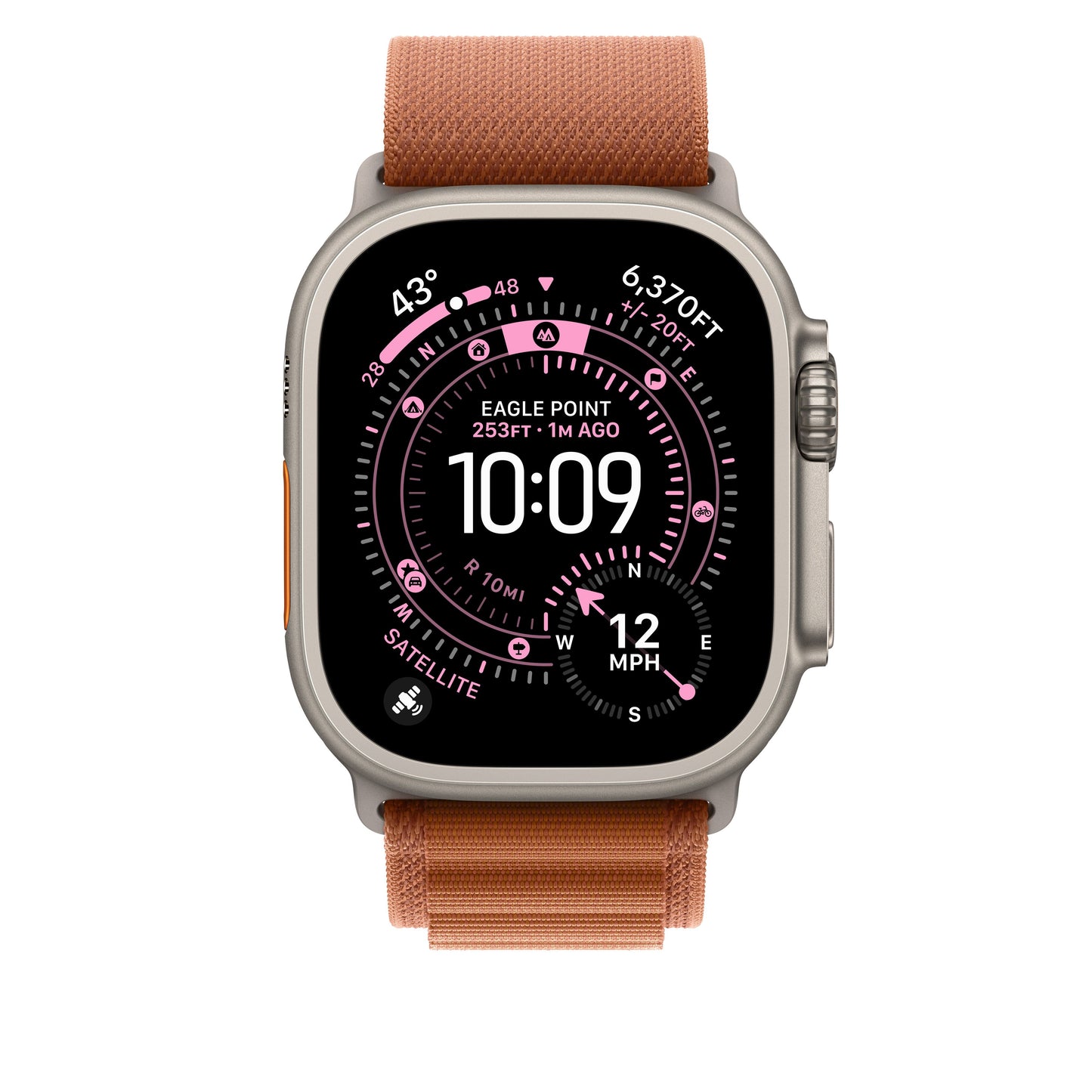 49mm Terracotta Alpine Loop - Small - Natural Titanium Finish - iSTYLE SK