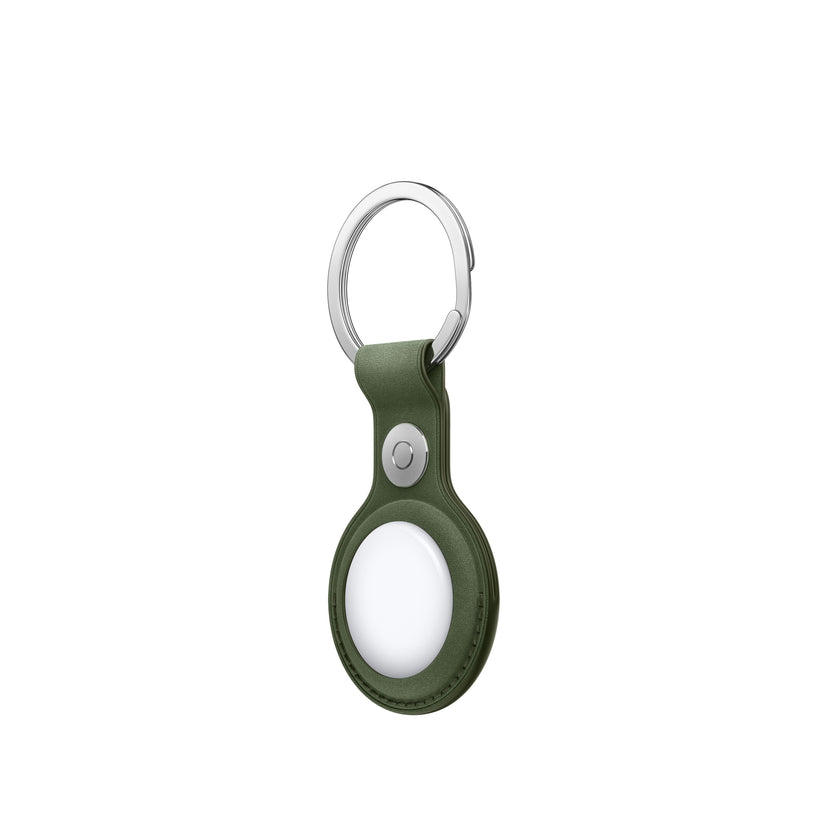AirTag FineWoven Key Ring - Moss - iSTYLE SK