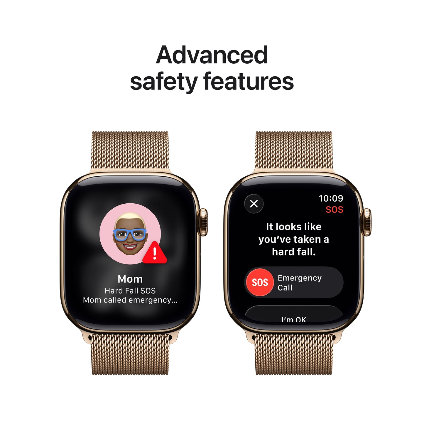 Apple Watch Series 11 GPS + Cellular 42mm Gold Titanium Case with Gold Milanese Loop - iSTYLE SK