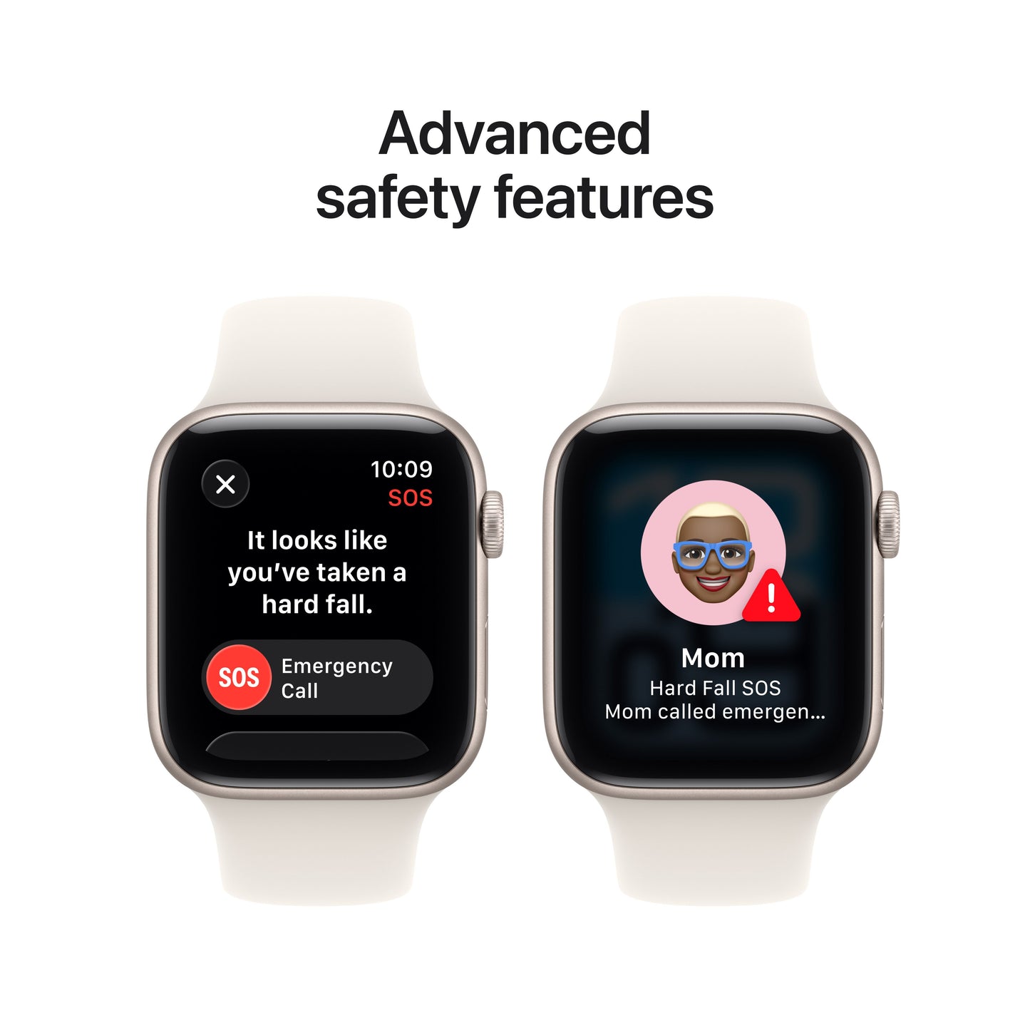 Apple Watch SE 3 GPS 44mm Starlight Aluminium Case with Starlight Sport Band - S/M - iSTYLE SK