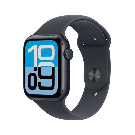 Apple Watch SE 3 GPS + Cellular 44mm Midnight Aluminium Case with Midnight Sport Band - S/M - iSTYLE SK