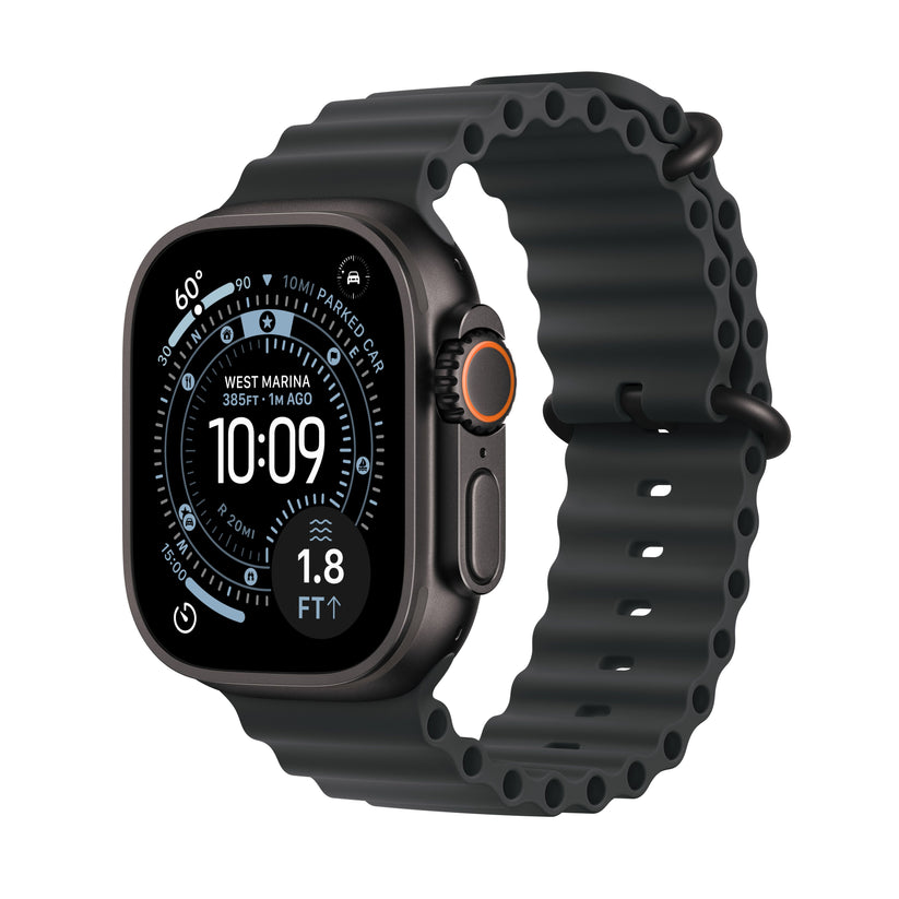 Apple Watch Ultra 3 GPS + Cellular 49mm Black Titanium Case with Black Ocean Band - iSTYLE SK