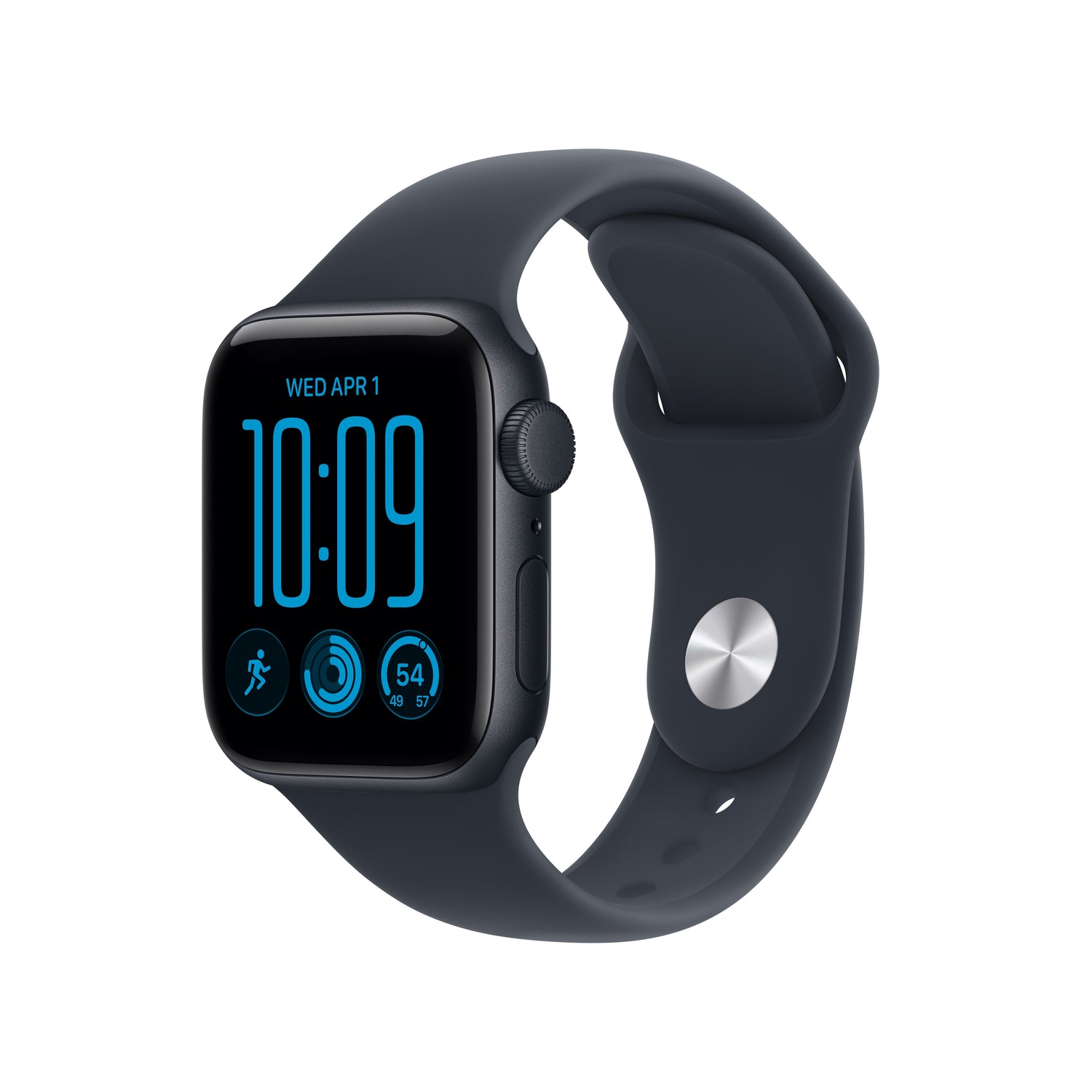 Apple Watch SE 3 GPS 40 mm – polnočná, športový remienok – Námornícka modrá – S/M