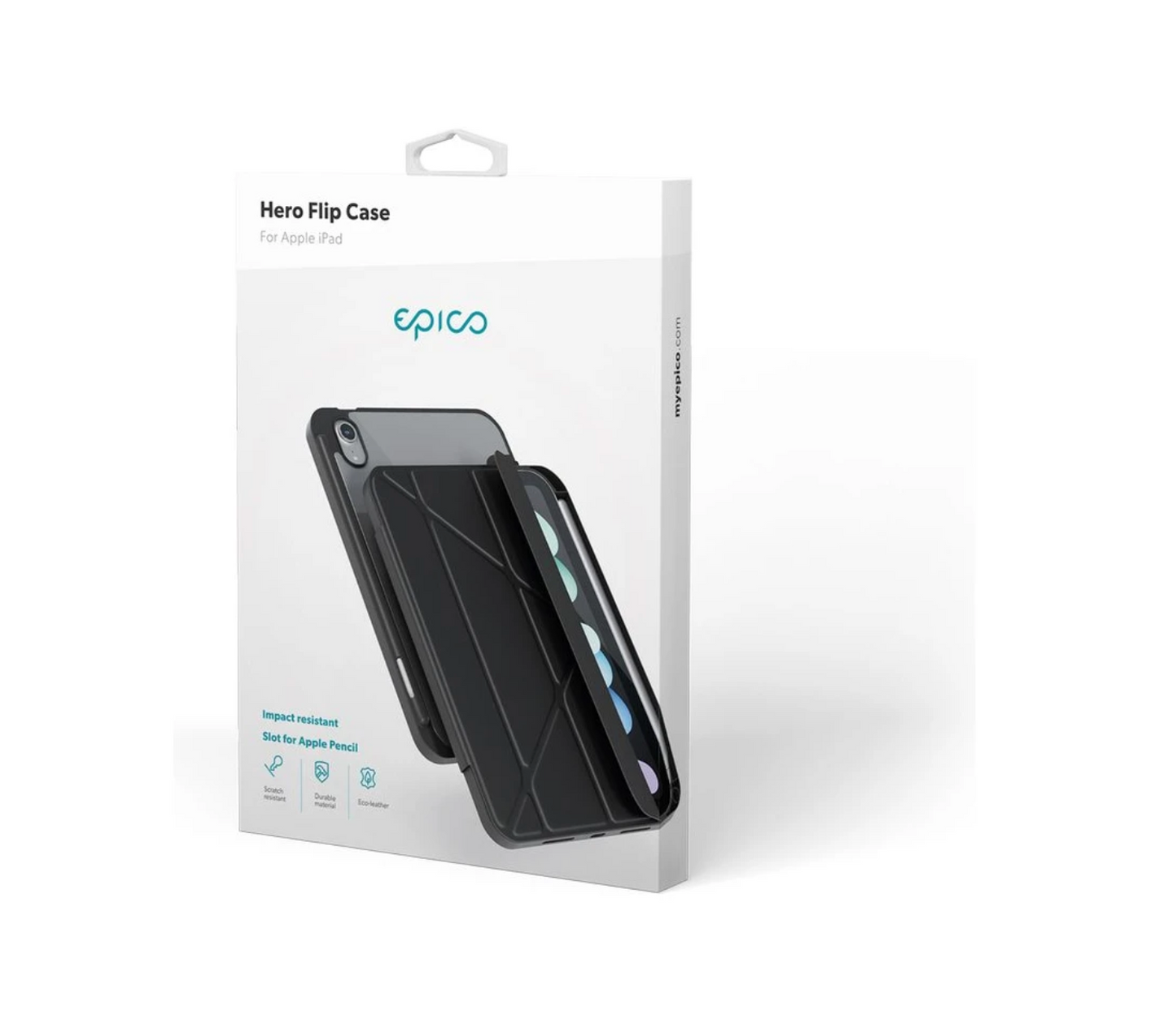Epico Hero Flip púzdro Apple iPad 10,2" - čierne - iSTYLE SK