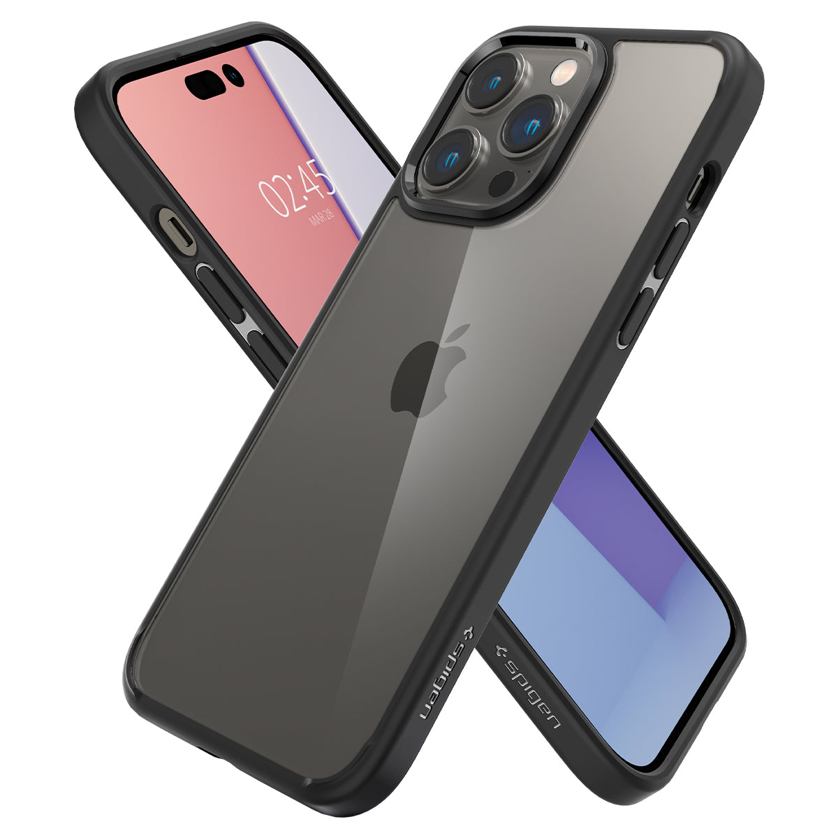 Spigen Crystal Hybrid Matte black - iPhone 14 Pro Max