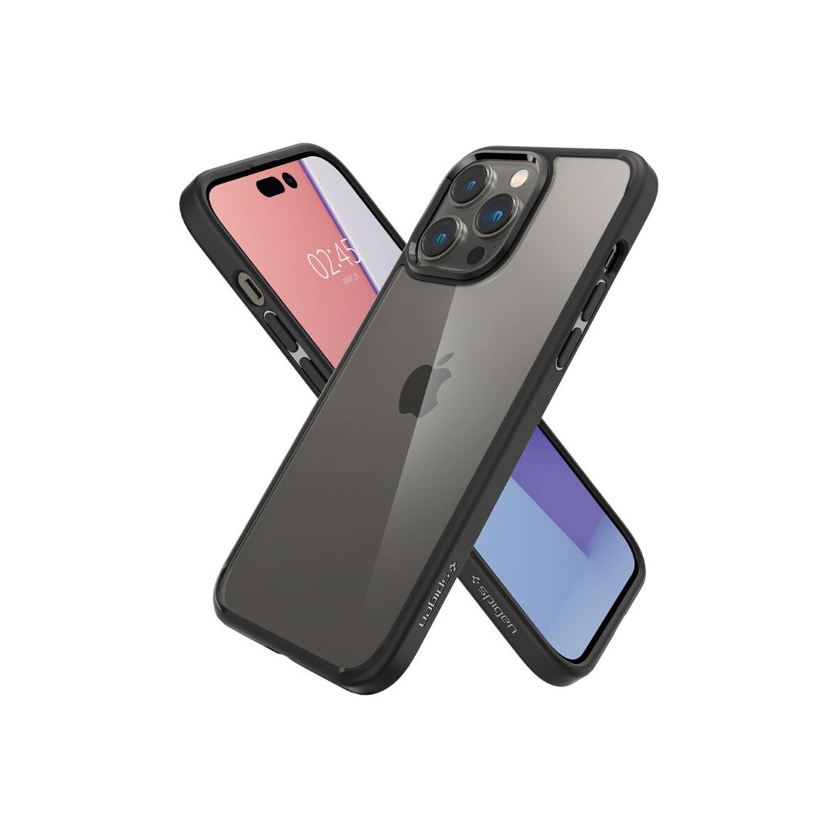 Spigen Crystal Hybrid Matte black - iPhone 14 Pro Max