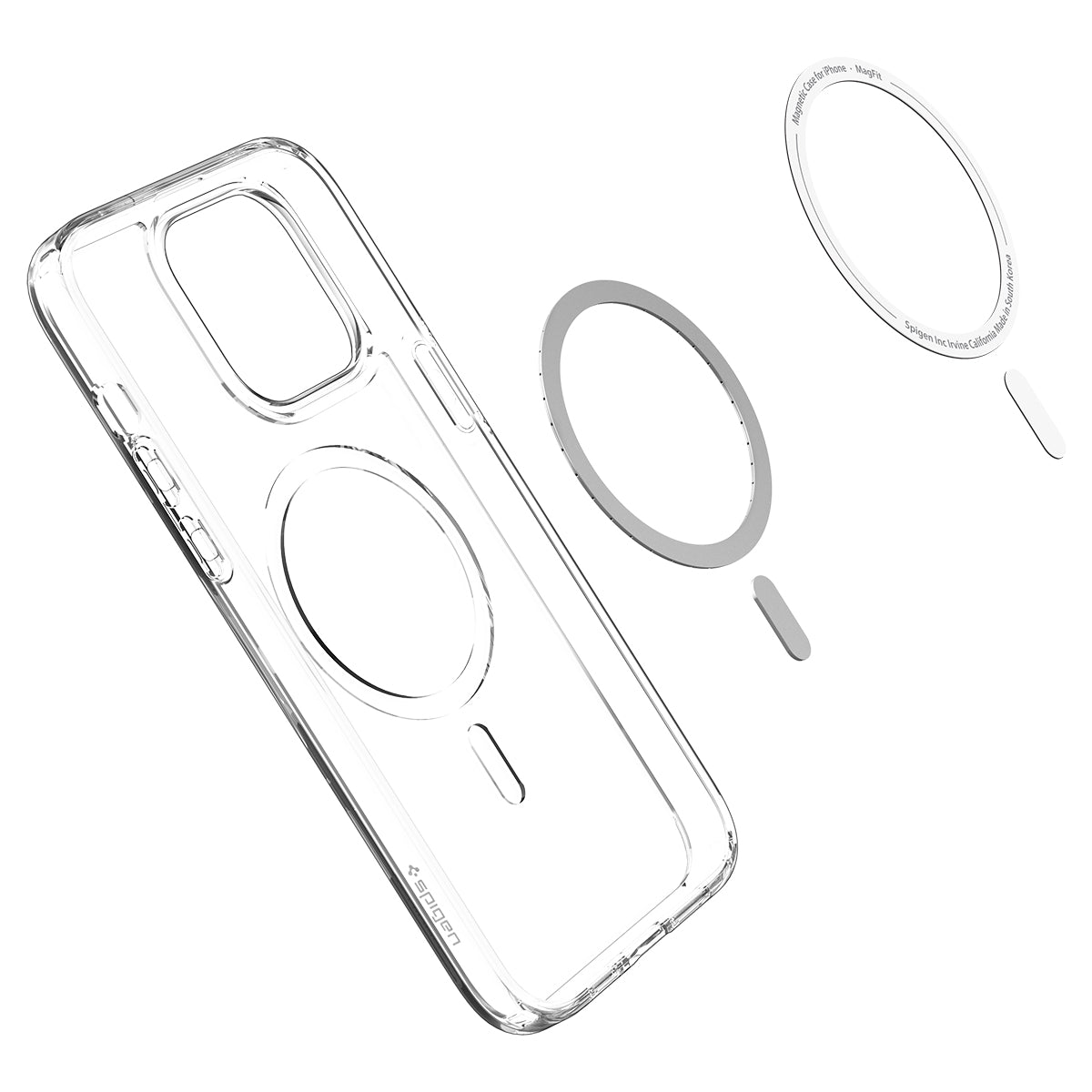 Spigen Crystal Hybrid MagSafe White - iPhone 14 Pro Max