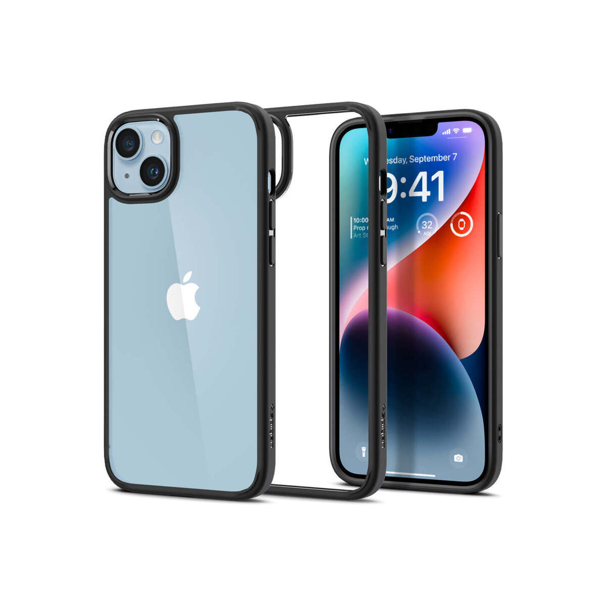 Spigen Crystal Hybrid Matte black - iPhone 14 Plus