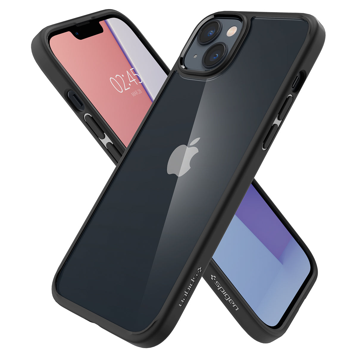 Spigen Crystal Hybrid Matte black - iPhone 14