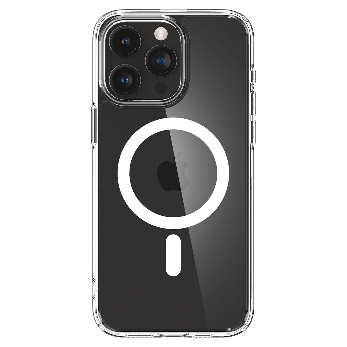 Spigen Crystal Hybrid MagSafe, white - iPhone 15 Pro
