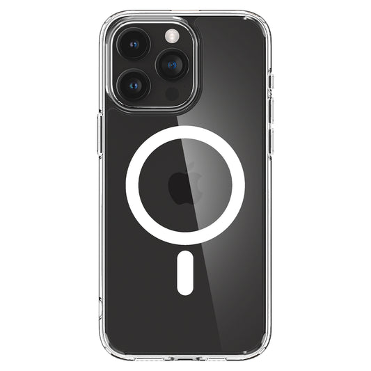 Spigen Crystal Hybrid MagSafe, white - iPhone 15 Pro Max