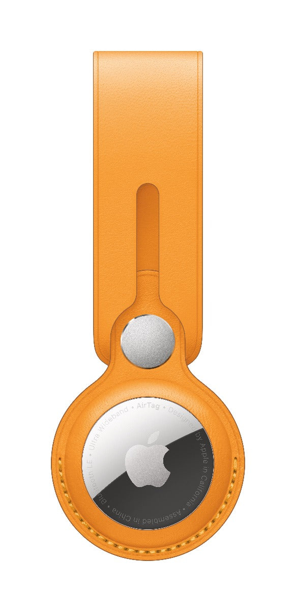 Apple AirTag Leather Loop - California Poppy (Seasonal Summer2021)