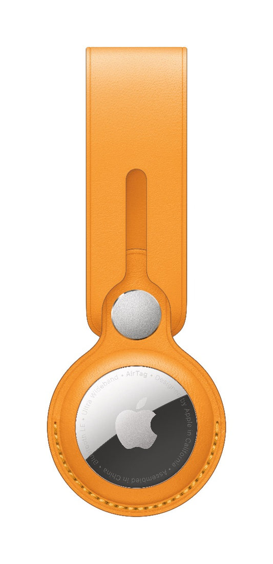 Apple AirTag Leather Loop - California Poppy (Seasonal Summer2021)