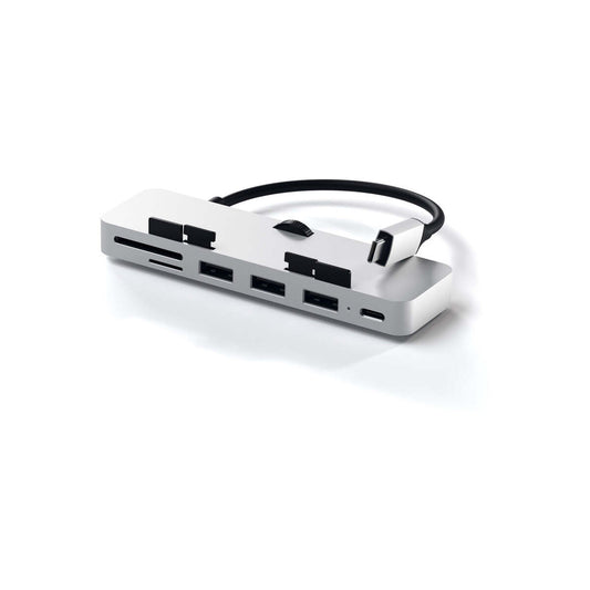 SATECHI Type-C Clamp HUB Silver for iMac
