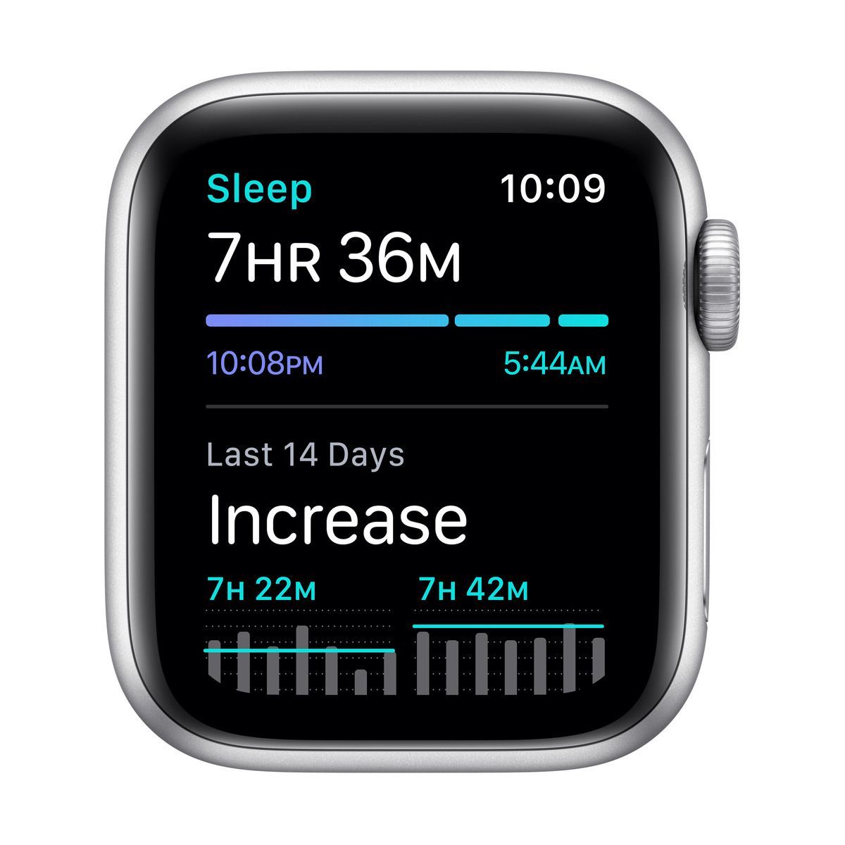 Apple Watch Nike SE (v2) GPS, 40mm Silver Aluminium Case with Pure Platinum/Black Nike Sport Band - Regular
