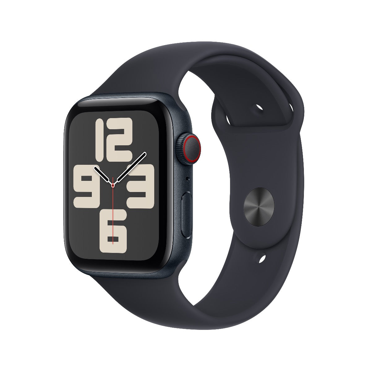 Apple Watch SE GPS + Cellular 44mm Midnight Aluminium Case with Midnight Sport Band - S/M (Copy) - iSTYLE SK
