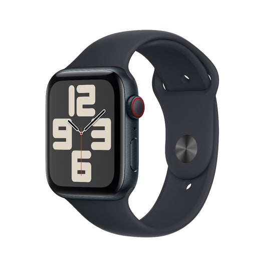 Apple Watch SE GPS + Cellular 44mm Midnight Aluminium Case with Midnight Sport Band - S/M (Copy) - iSTYLE SK