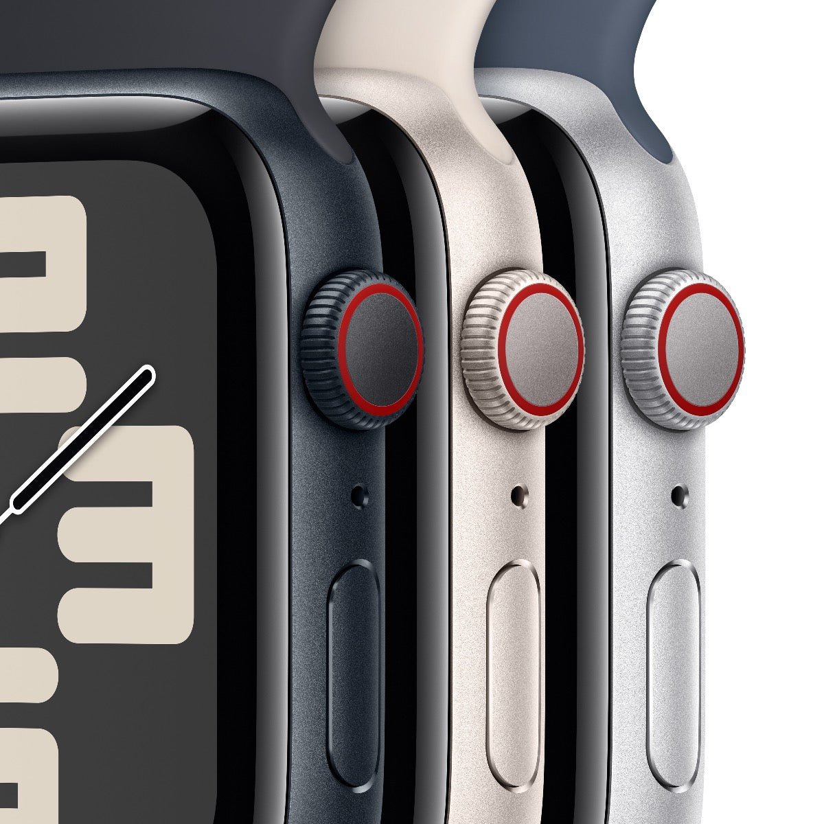 Apple Watch SE GPS + Cellular 44mm Midnight Aluminium Case with Midnight Sport Band - S/M (Copy) - iSTYLE SK
