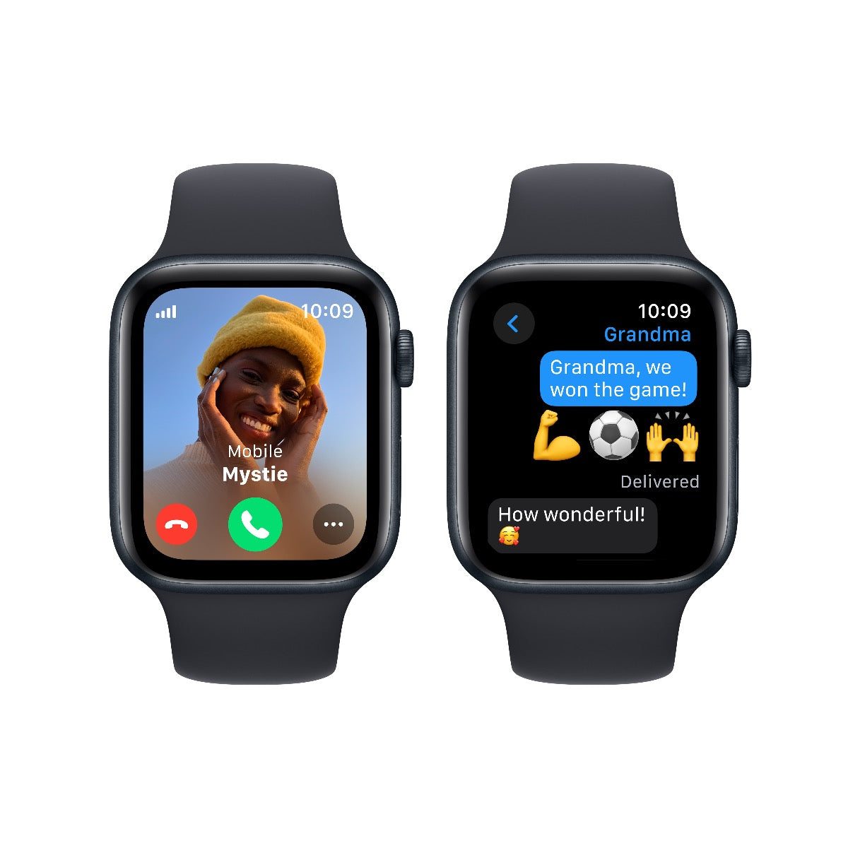Apple Watch SE GPS + Cellular 44mm Midnight Aluminium Case with Midnight Sport Band - S/M (Copy) - iSTYLE SK